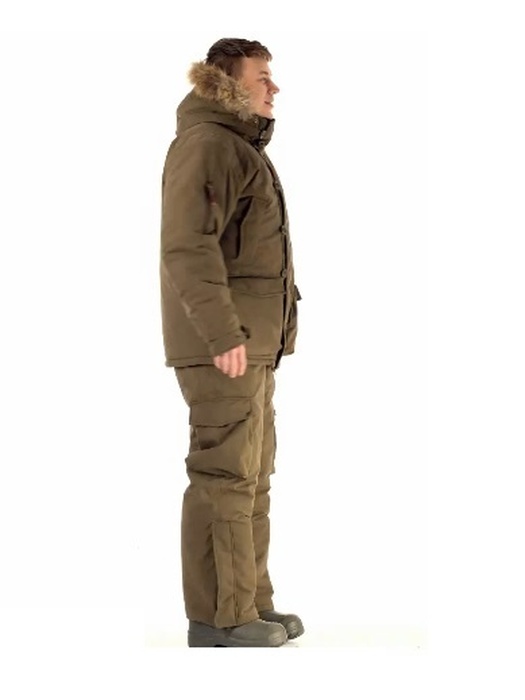 фото Зимний костюм для охоты «Хант -45°C» (Исландия, хаки) PRIDE полукомбинезон