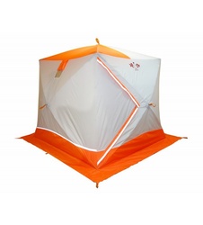 фото Палатка Призма Премиум (1-сл)  215*215 Композит оранжевая