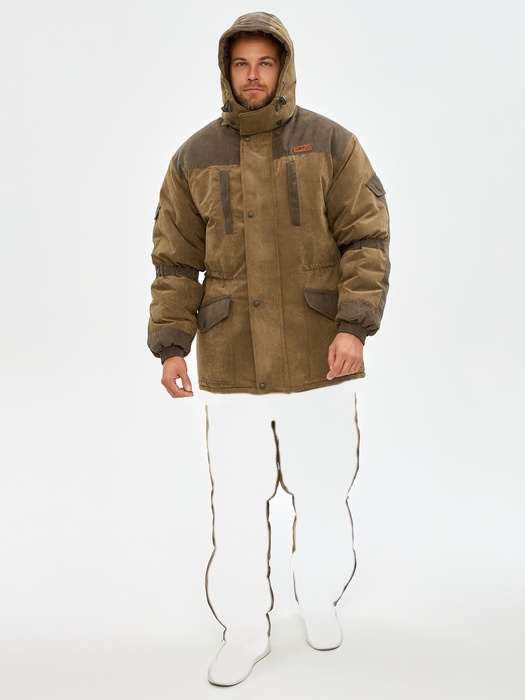 фото Куртка зимняя для охоты и рыбалки KATRAN ШКВАЛ -35°С (Финляндия, хаки)