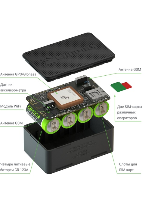 фото GPS-трекер  X-Keeper Invis Duos 3D L