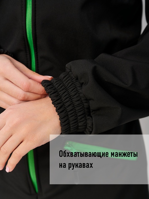 фото Комбинезон женский осенний для охоты и рыбалки KATRAN АМАЗОНКА (Софтшелл, черный)