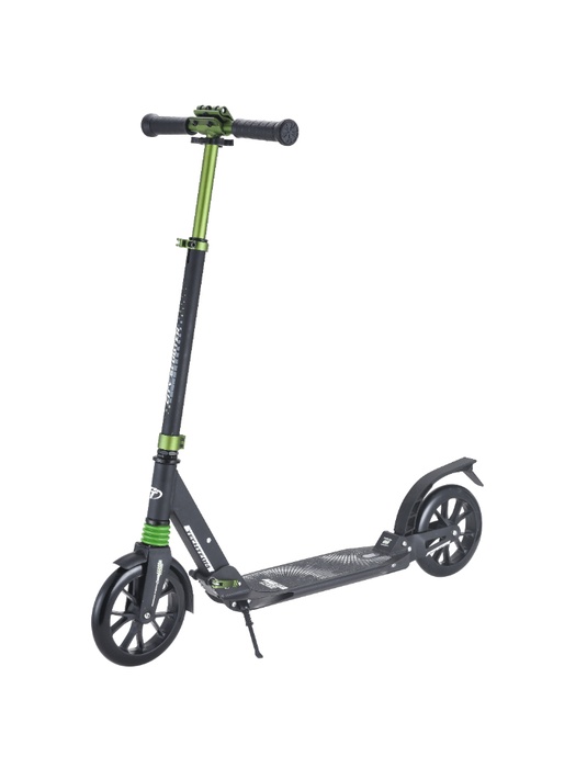 фото Самокат TechTeam City Scooter черный-зеленый