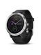 фото Garmin VIVOACTIVE 3 серебристые с черным ремешком (010-01769-02)