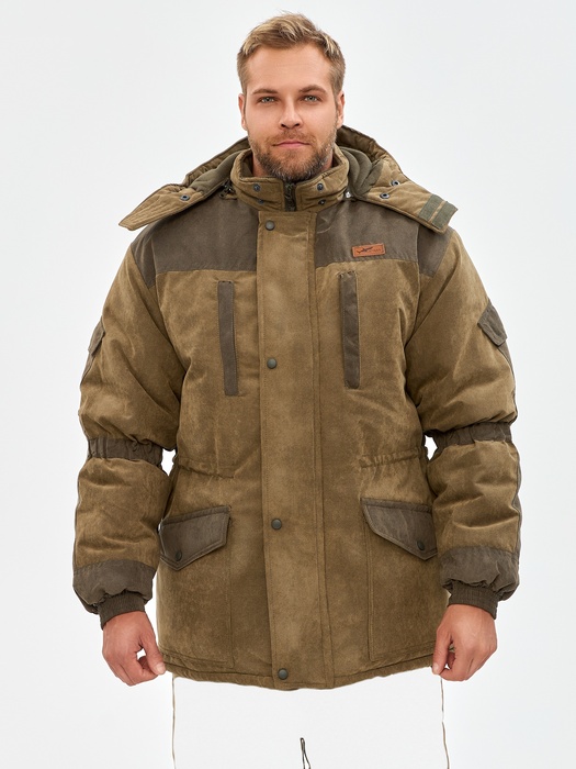 фото Куртка зимняя для охоты и рыбалки KATRAN ШКВАЛ -35°С (Финляндия, хаки)