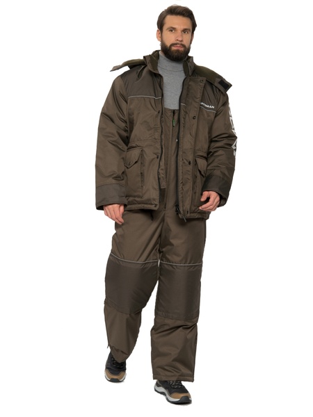 

Зимний костюм для охоты и рыбалки ПОЛЮС V (Cell, хаки) Huntsman