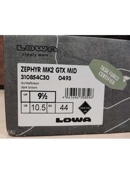 фото Тактические ботинки армейские берцы LOWA ZEPHYR MK2 GTX MID Wolf