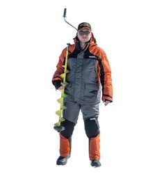 фото Костюм зимний для рыбалки Holster Неман-1 до -45С (таслан, оранжево-серый) полукомбинезон