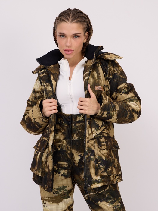 фото Куртка KATRAN КАРЕЛИЯ -20С зимняя женская мембранная утепленная (Алова, Стена)