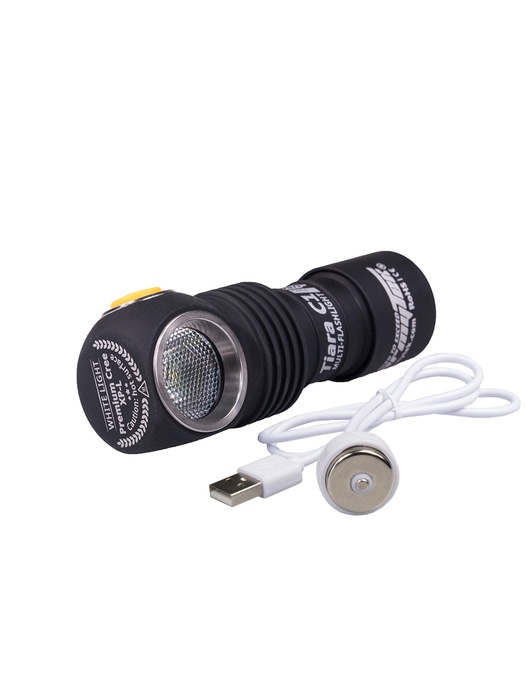 фото Фонарь Armytek Tiara C1 Magnet USB+18350 Cree XP-L 