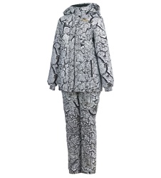 фото Зимний костюм женский «Ева» (алова, черно-белый) TAYGERR