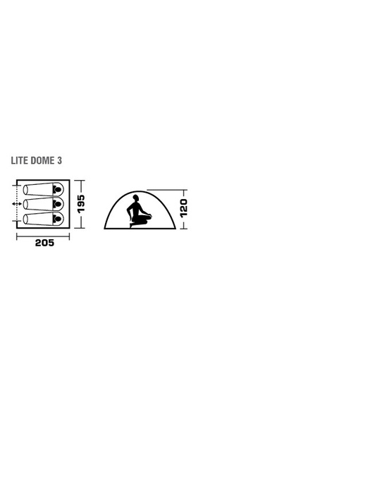 фото Палатка Jungle Camp LITE DOME 3 зеленый