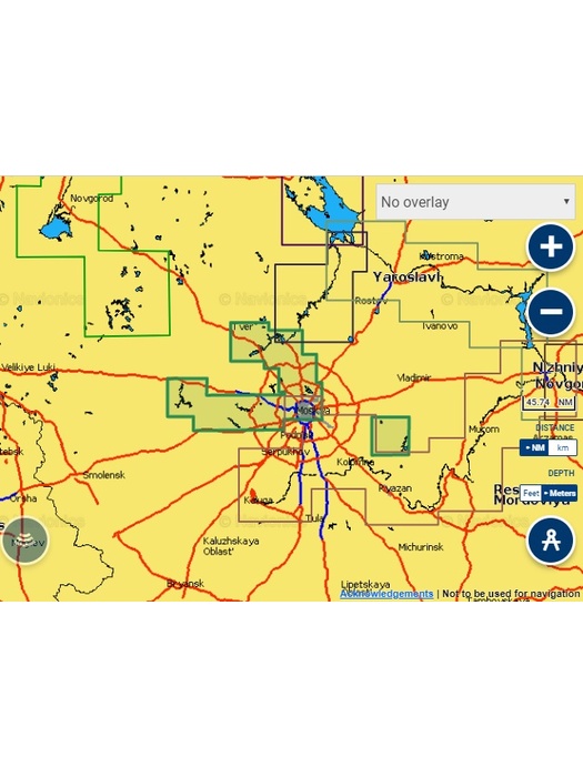 фото Карты Navionics Россия 5G620S2 Канал имени Москвы