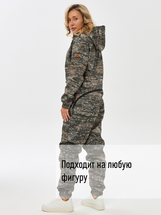 фото Комбинезон женский демисезонный для охоты и рыбалки KATRAN ИВОЛГА (полофлис, соты)