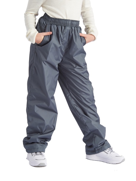 Подростковые утепленные осенние брюки для девочек KATRAN Young (дюспо, графит) - фото 2
