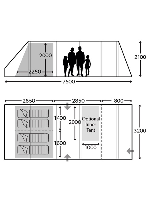 фото Надувная палатка Dometic ASCENSION FTX 401