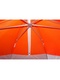 фото Палатка для зимней рыбалки "Зонт" Пингвин 3 (1-сл.) оранжевый-белый