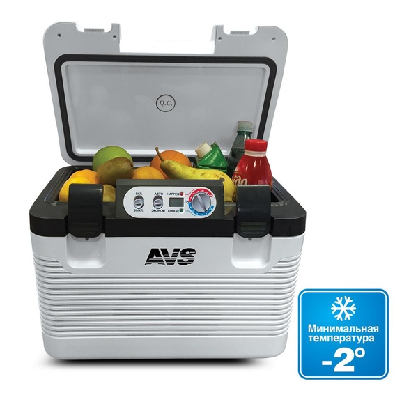 Автомобильный холодильник AVS CC-19WBC 19л 12V/24V/220V (программное управление) - фото 2
