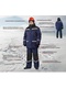 фото  Зимний костюм для работы URSUS "Передовик" синий с черным (Смесовая ткань) -25°C