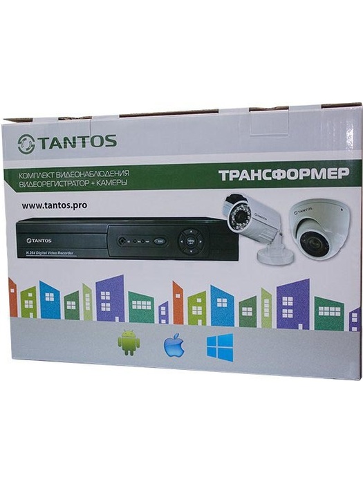 фото Комплект IP видеонаблюдения Tantos TS-Villa3