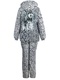 фото Зимний костюм женский «Ева» (алова, черно-белый) TAYGERR