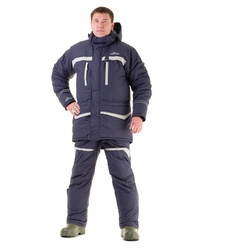 фото Зимний костюм для рыбалки и охоты «Cоболь» -45 (Таслан, Синий) GRAYLING