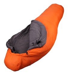 фото Спальный мешок СПЛАВ Adventure Permafrost 205 (оранжевый, пуховый)