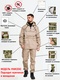 фото Женский противоэнцефалитный костюм KATRAN ЧАЙКА (Рип-стоп, Бежевый)