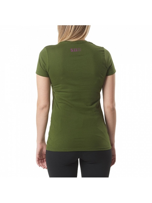 фото Женская футболка 5.11 Tactical WM SCROLLY TEE Military Green (225)