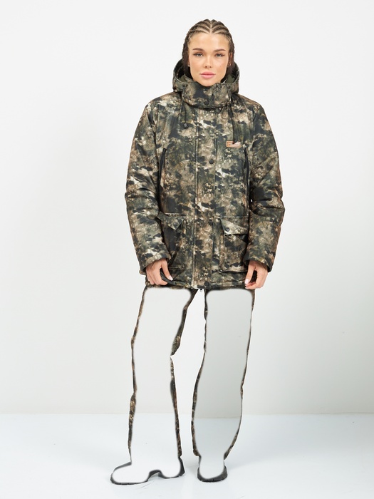 фото Куртка KATRAN КАРЕЛИЯ -20С зимняя женская мембранная утепленная (Алова, хаки кмф)