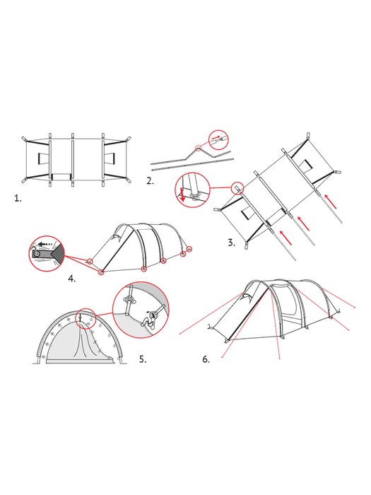 фото Палатка Alexika Tunnel 3 Fib