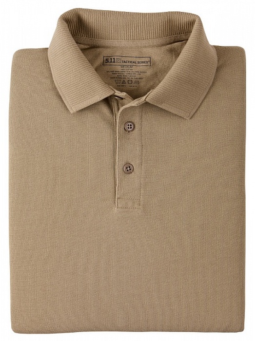 фото Поло с длинным рукавом 5.11 Tactical PROFESSIONAL L/S Silver Tan (160)