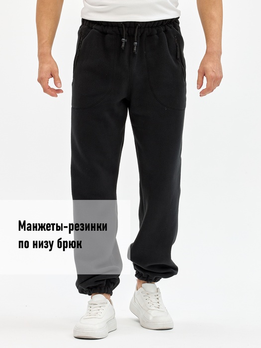 фото Флисовый костюм KATRAN Гриф (флис, черный) с капюшоном