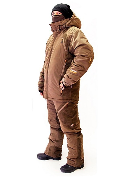 фото Зимний костюм для рыбалки и охоты TRITON Триал -40 (Твил, коричневый)
