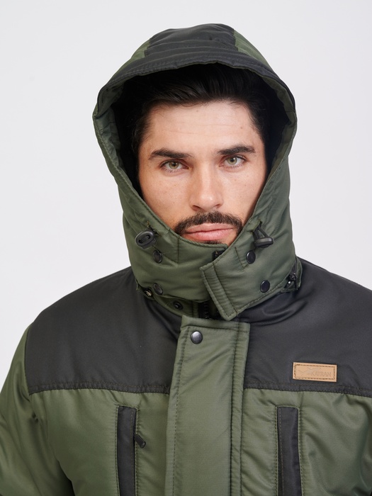 фото Куртка зимняя для охоты и рыбалки KATRAN АРХЫЗ-35°С (Таслан, хаки)