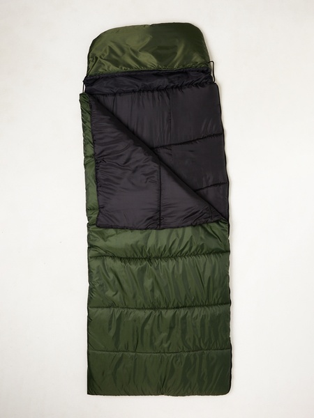 Спальный мешок одеяло армейский туристический военный зимний KATRAN Орион до -30С хаки (220 см)
