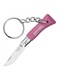 фото Нож-брелок Opinel №2 (нержавеющая сталь, розовый)