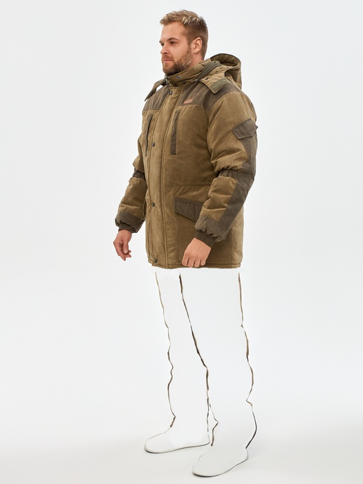 фото Куртка зимняя для охоты и рыбалки KATRAN ШКВАЛ -35°С (Финляндия, хаки)