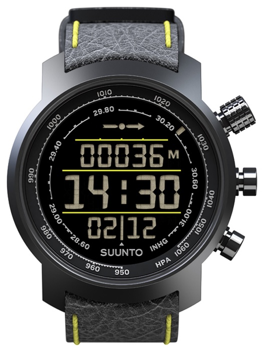 фото Suunto Elementum Terra Black/Yellow Leather