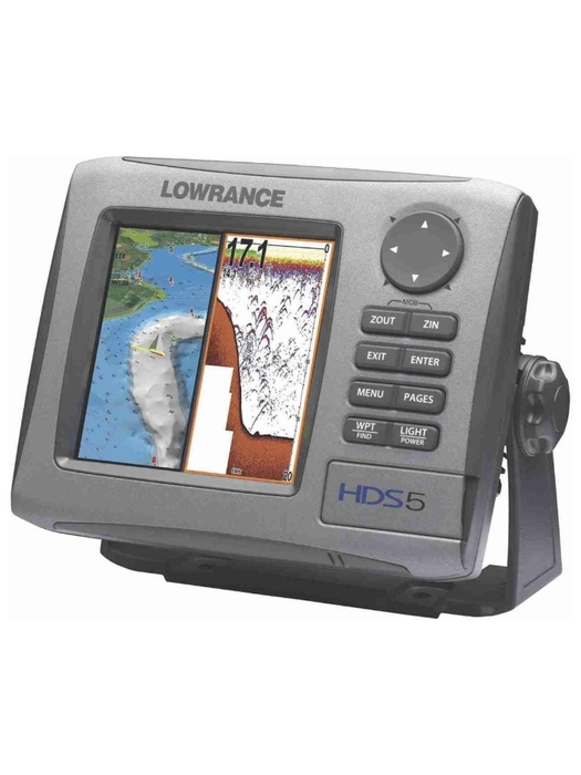 фото Lowrance HDS-5 с датчиком 83/200 КГц