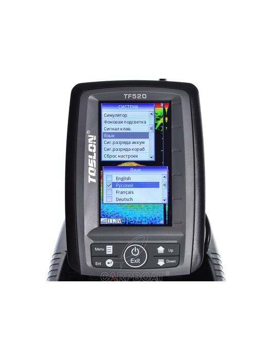 фото Беспроводной цветной эхолот Fish-finder TF-520 LI-ION