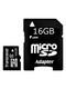 фото Карта памяти microSD (10 Класс) 16Gb, с переходником SD