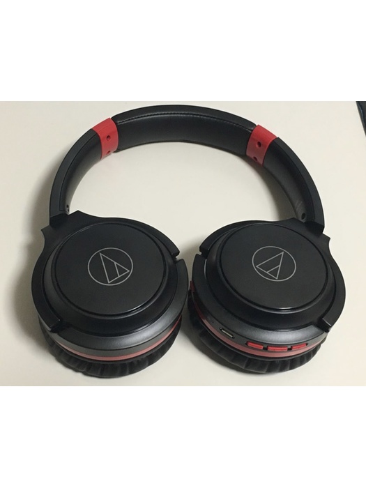 фото Наушники AUDIO-TECHNICA ATH-S200BT BRD (черно-красные)