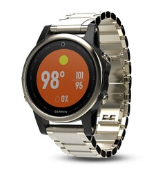 фото Garmin FENIX 5S SAPPHIRE золотистые с металлическим браслетом (010-01685-15)