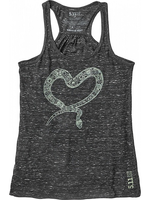 фото Женская футболка 5.11 Tactical WM HEART HENNA TANK S/S Black Marble (085) 