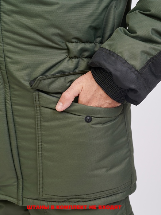 фото Куртка зимняя для охоты и рыбалки KATRAN АРХЫЗ-35°С (Таслан, хаки)