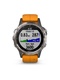 фото Garmin FENIX 5 PLUS SAPPHIRE титановый с оранжевым ремешком (010-01988-05)