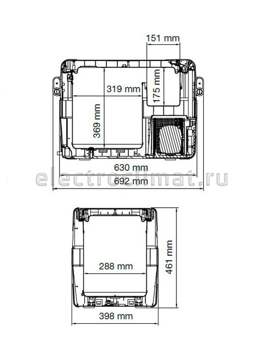 фото Автомобильный холодильник Dometic CoolFreeze CF 11 10,5 Л AC/DC 12/24/220В