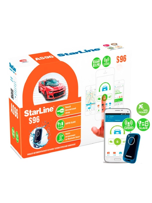 фото Автосигнализация StarLine S96 BT V.2 2CAN+4LIN GSM/GPS+ГЛОНАСС