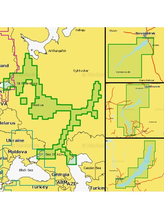фото Карты Navionics 52XG Россия, Европейская часть 2Gb
