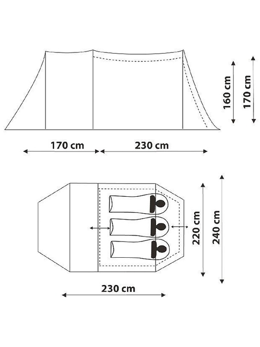 фото Палатка Canadian Camper Tanga 3 royal